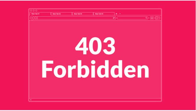 Lỗi 403 Forbidden