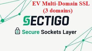 Sectigo EV Multi-Domain SSL (3 domains)